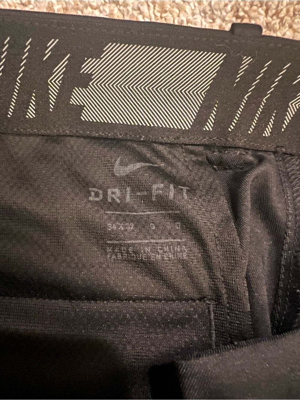 Nike Black Dri-FIT Golf Pants